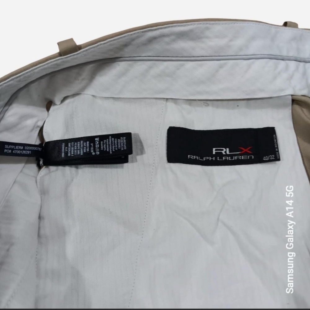 RLX Ralph Lauren Men's Golf Pants Beige 40x32 - Picture 7 of 8